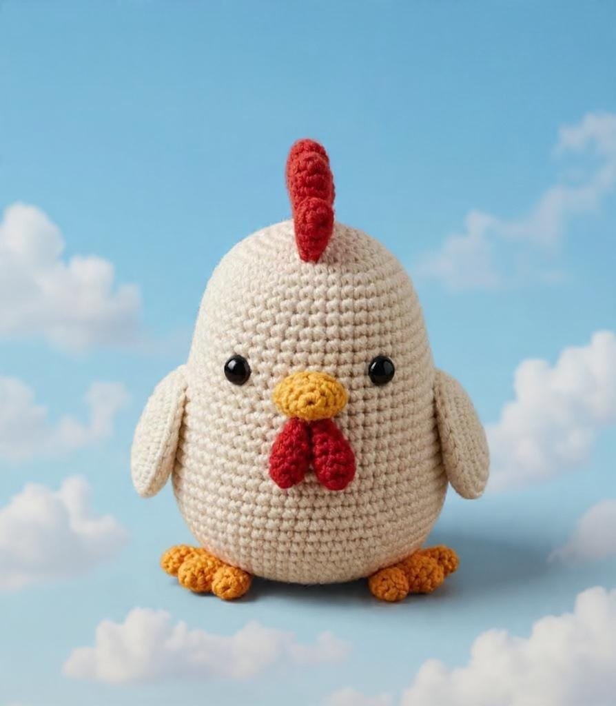 Amigurumi Chicken Crochet| Chicken Pattern| Beginner Friendly PDF Guide