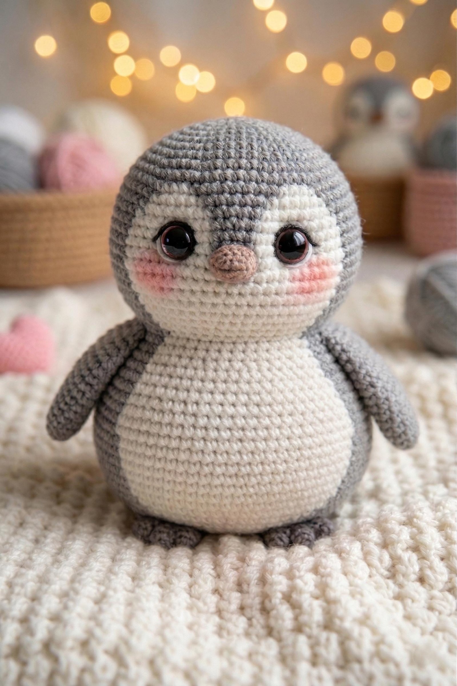 Amigurumi Penguin Crochet Pattern, Beginner Friendly Plush Toy (PDF Download)