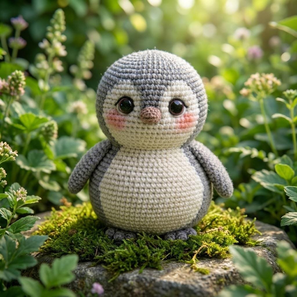 Amigurumi Penguin Crochet Pattern, Beginner Friendly Plush Toy (PDF Download)