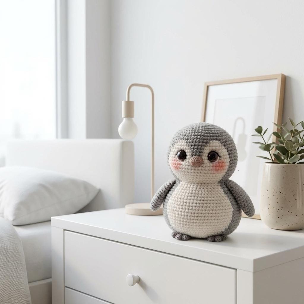 Amigurumi Penguin Crochet Pattern, Beginner Friendly Plush Toy (PDF Download)
