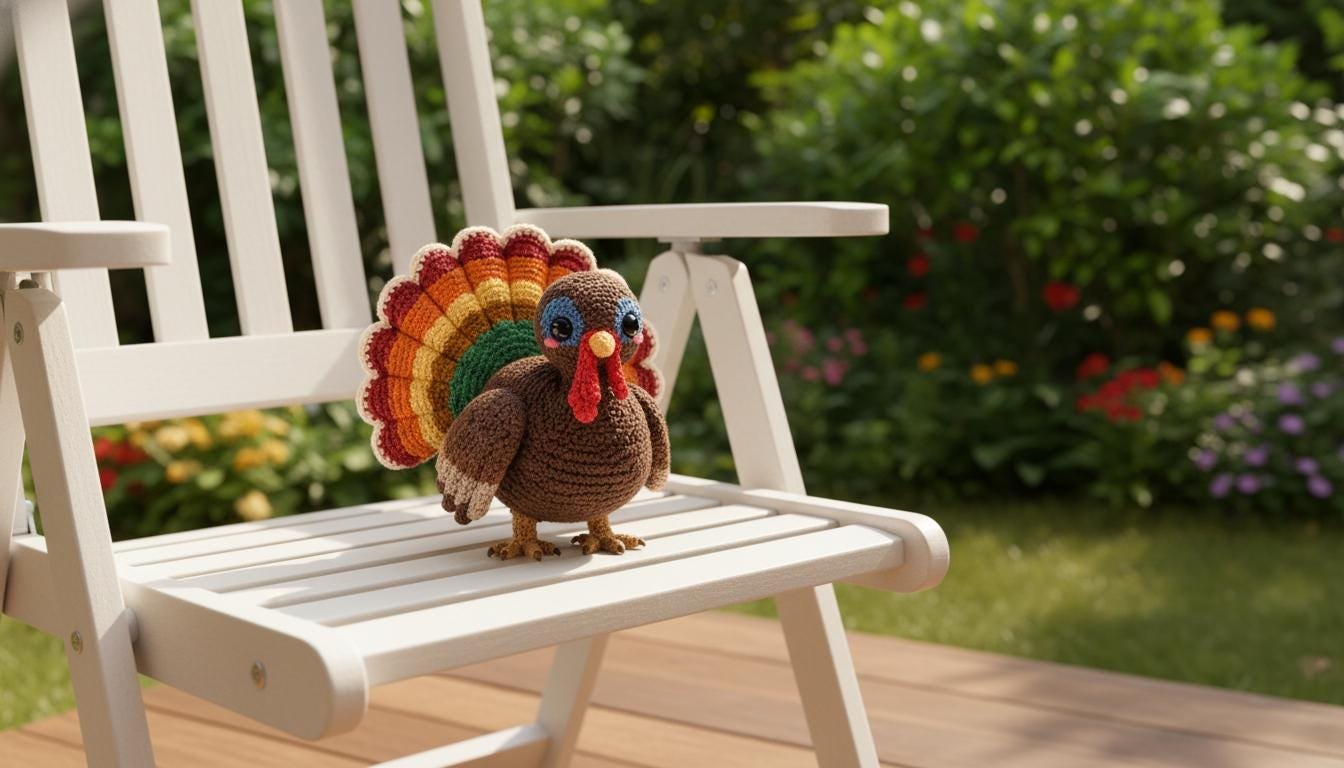 Autumn Harvest Amigurumi Turkey crochet pdf guide