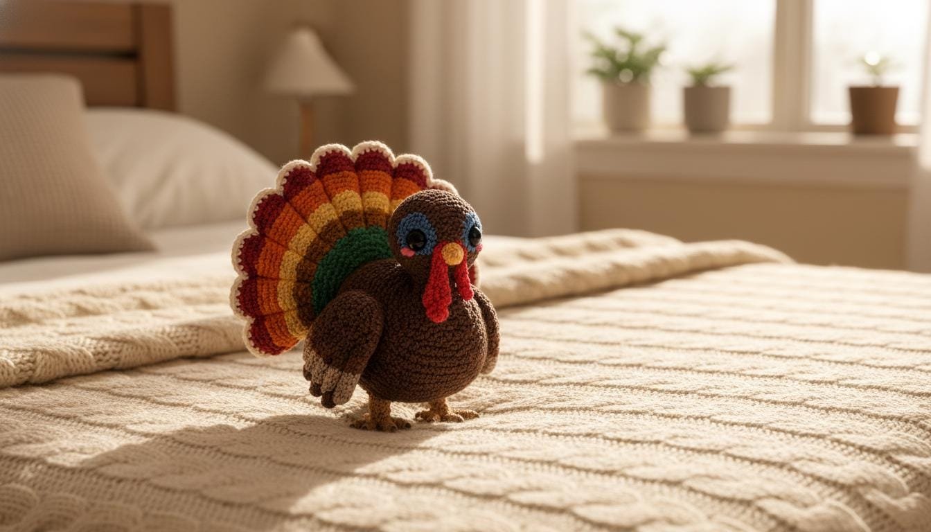 Autumn Harvest Amigurumi Turkey crochet pdf guide