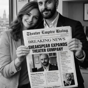 Business Success Newspaper Canva Template, Editable Invitation (Digital Download) |Beginner Friendly Template