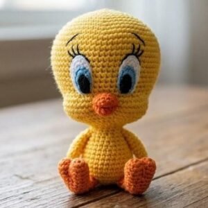 Buttercup the Sunny Sitting Bird Amigurumi PDF Guide