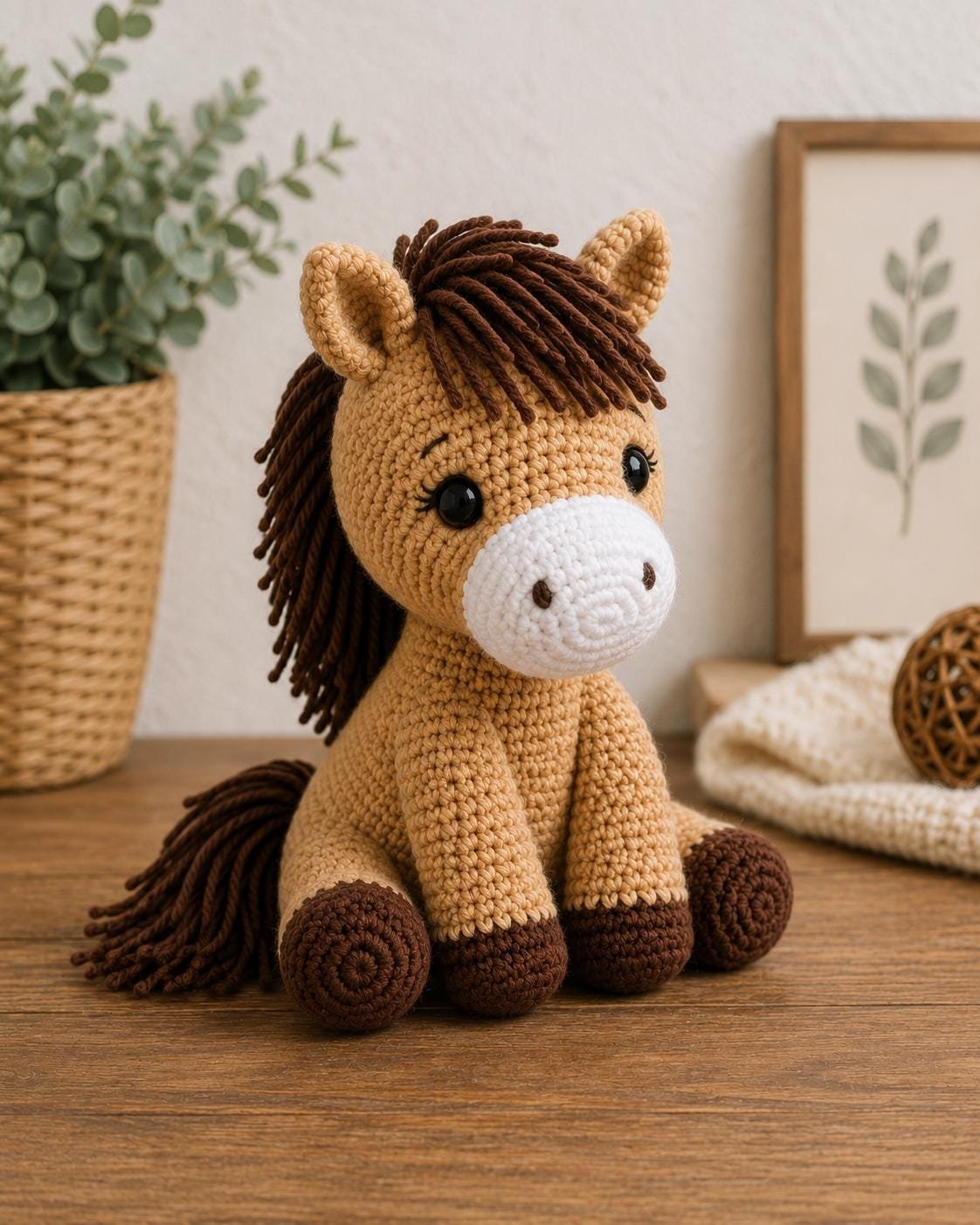 Cozy_Meadow_Foal CROCHET PDF GUIDE