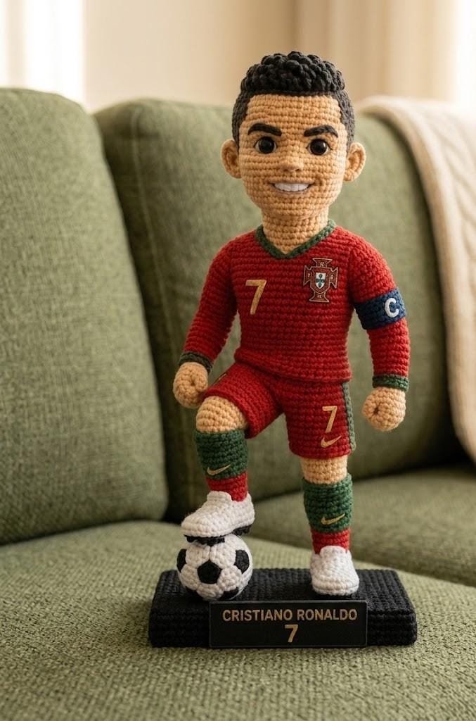 CRISTIANO RONALDO crochet pdf guide