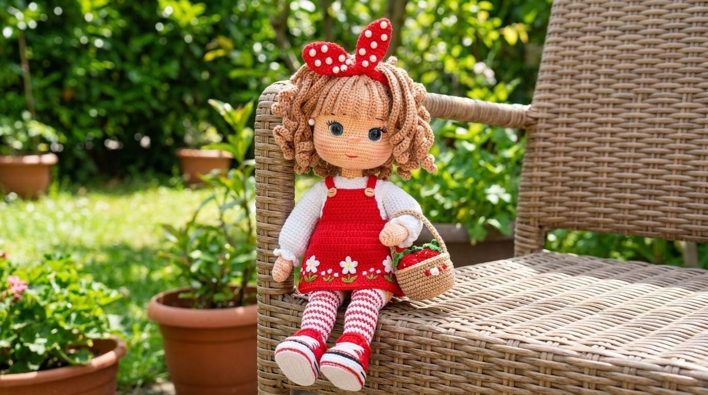 crochet doll pdf guide