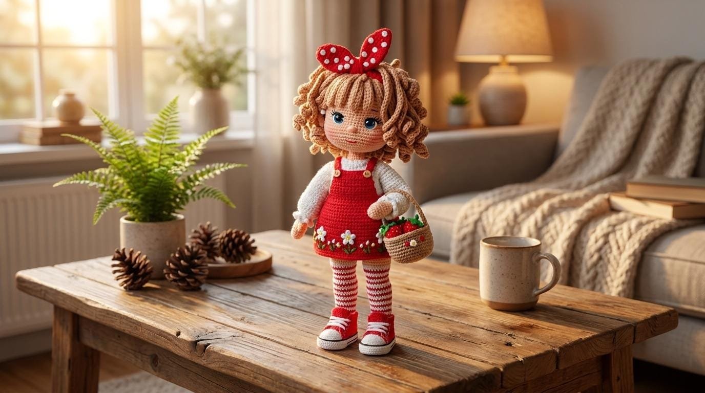 crochet doll pdf guide