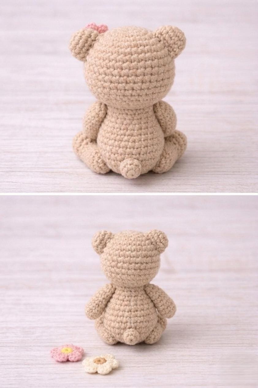 Crochet Mommy & Baby Bear Pattern | Beginner Friendly PDF Guide (Digital Download)