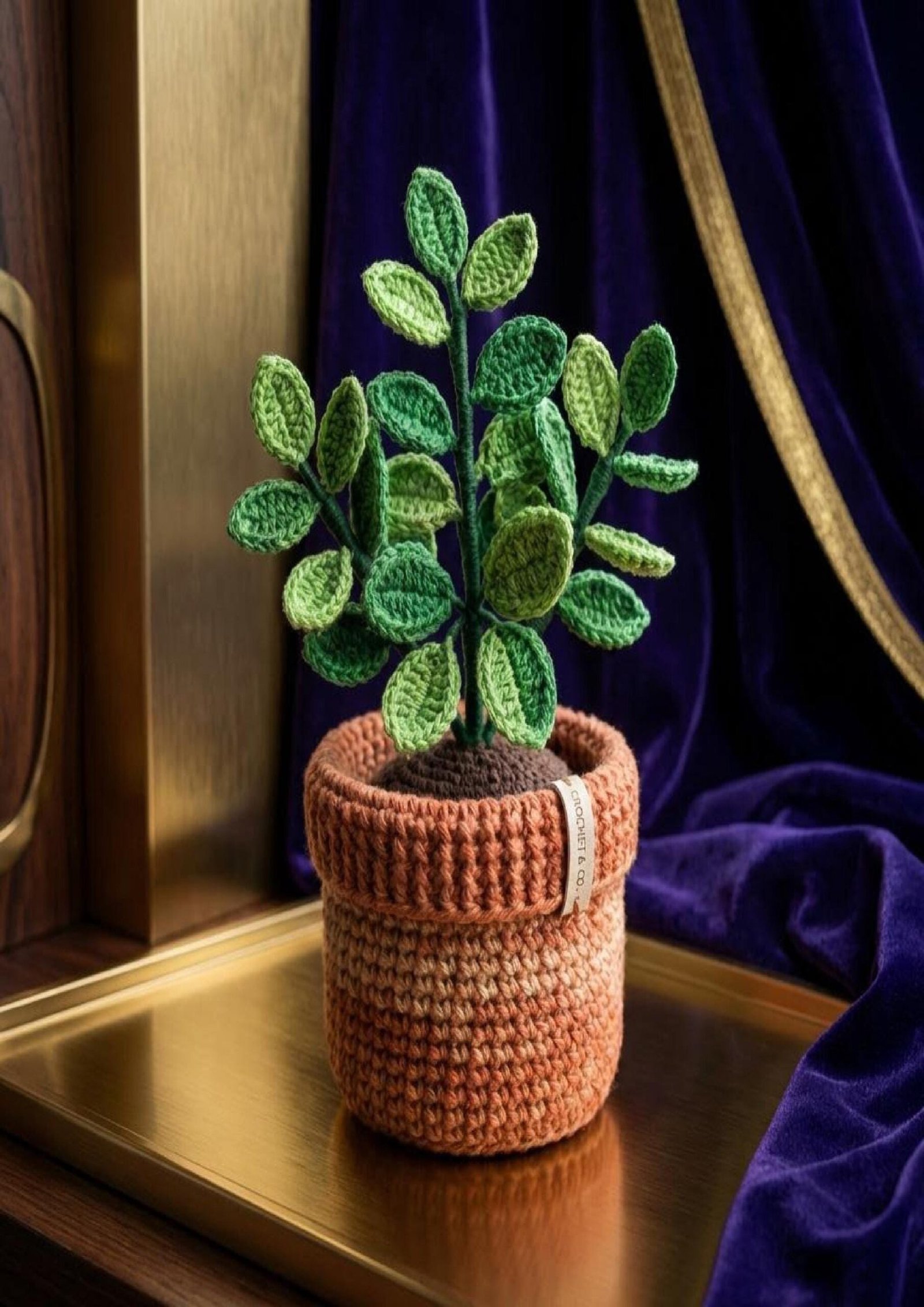 Crochet Potted Plant – Beginner Friendly Digital PDF Guide for a Decorative Handmade Plant