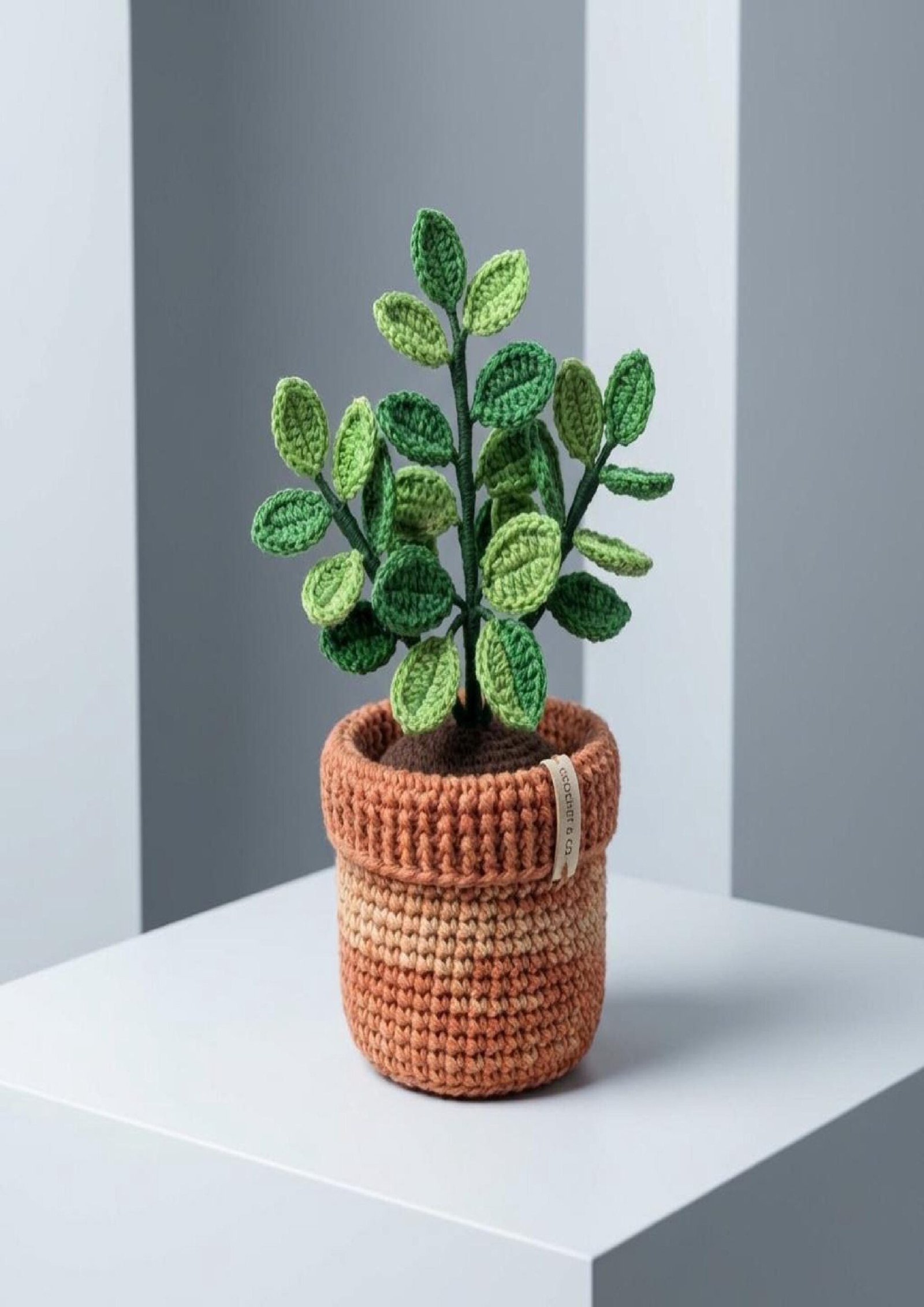 Crochet Potted Plant – Beginner Friendly Digital PDF Guide for a Decorative Handmade Plant