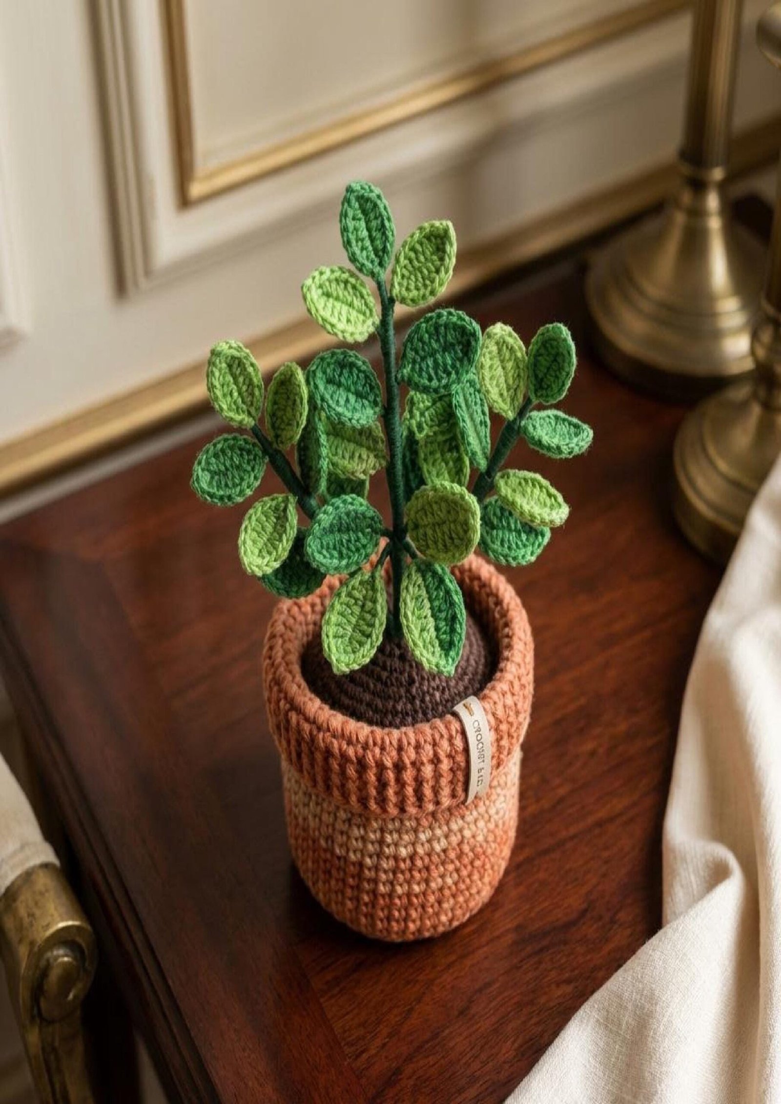 Crochet Potted Plant – Beginner Friendly Digital PDF Guide for a Decorative Handmade Plant