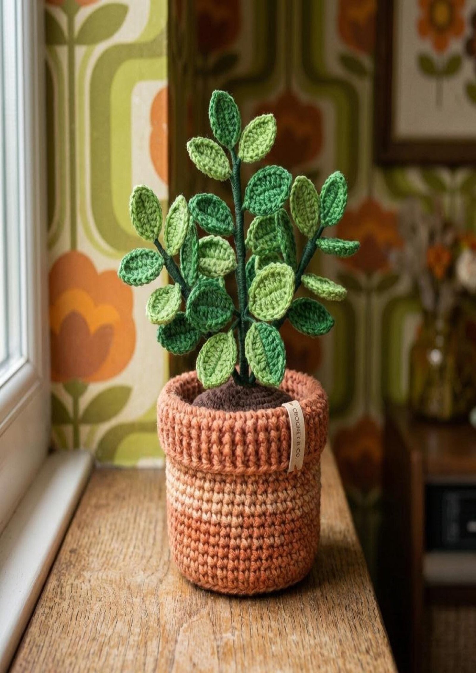 Crochet Potted Plant – Beginner Friendly Digital PDF Guide for a Decorative Handmade Plant