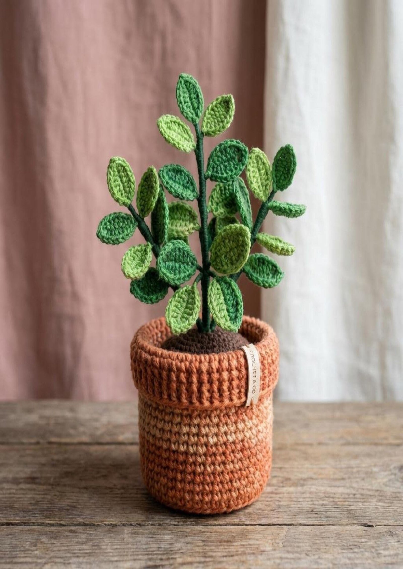 Crochet Potted Plant – Beginner Friendly Digital PDF Guide for a Decorative Handmade Plant