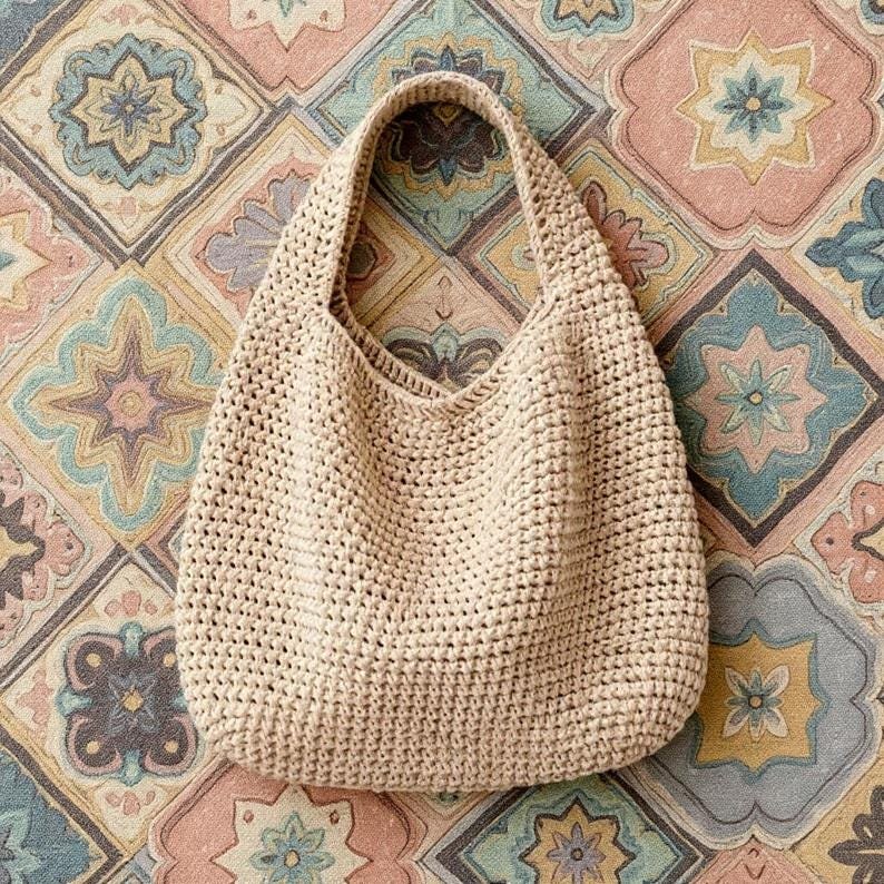 Crochet Shoulder Bag Pattern – Beginner Friendly PDF Guide