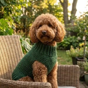 Customizable Crochet Dog Sweater Pattern – Beginner Friendly Pet Vest (PDF Download)