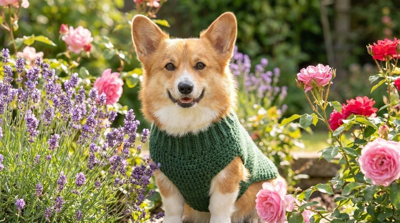 Customizable Crochet Dog Sweater Pattern – Beginner Friendly Pet Vest (PDF Download)