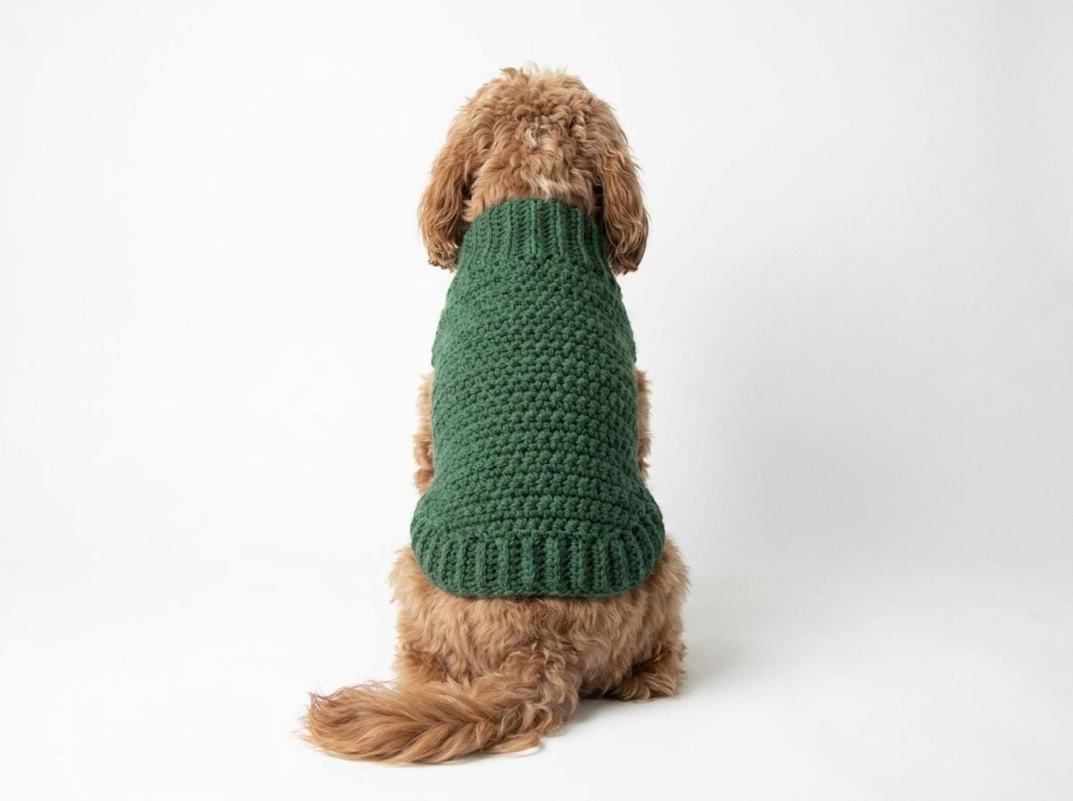 Customizable Crochet Dog Sweater Pattern – Beginner Friendly Pet Vest (PDF Download)