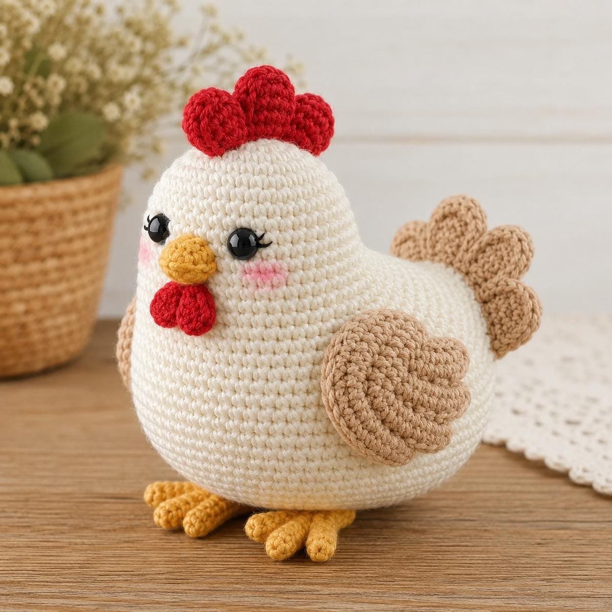 CUTE Chicken Crochet pdf guide