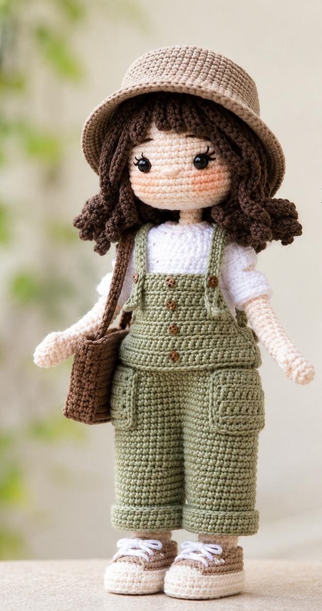 cute doll crochet pdf guide