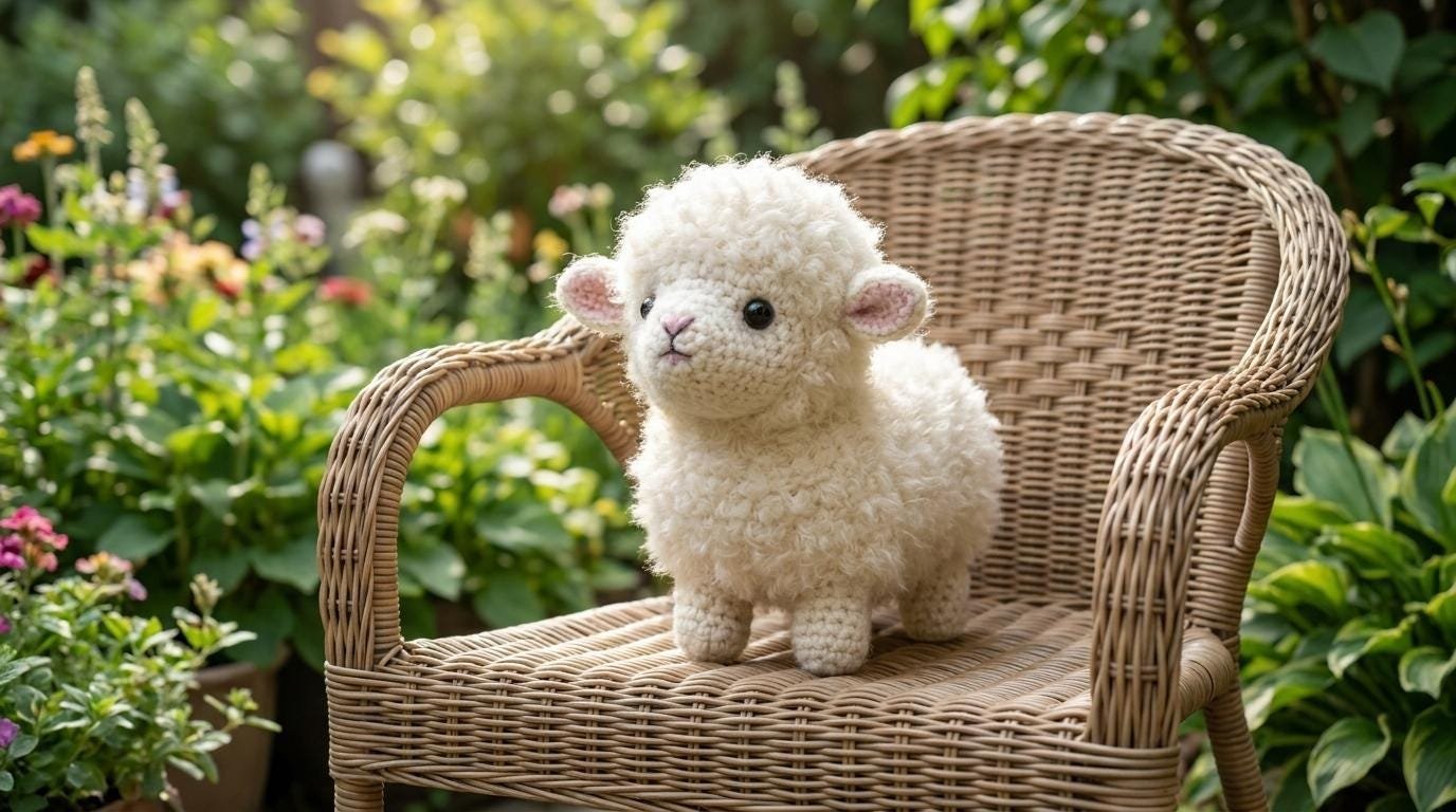 Cute Lamb crochet pdf guide