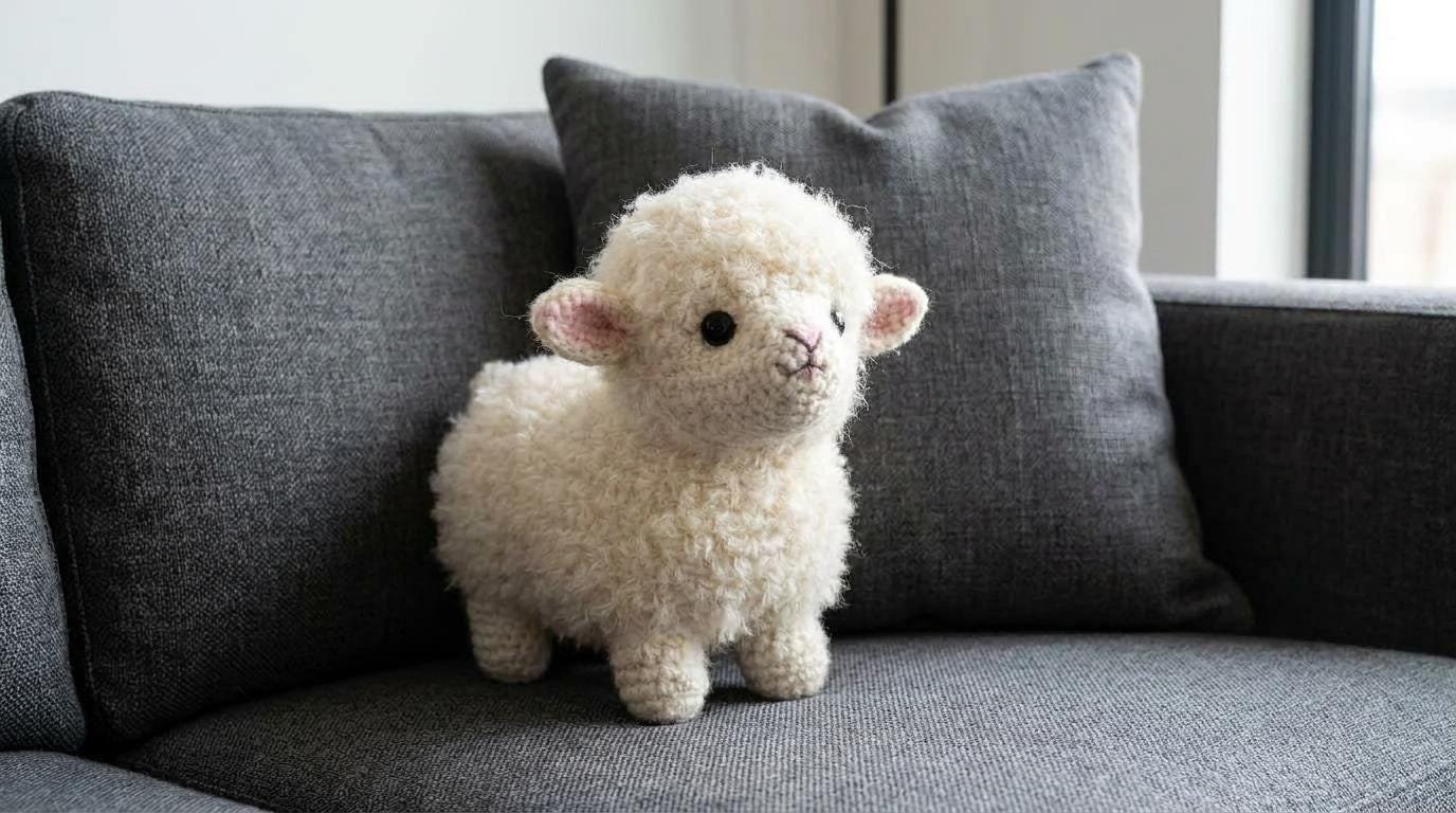 Cute Lamb crochet pdf guide