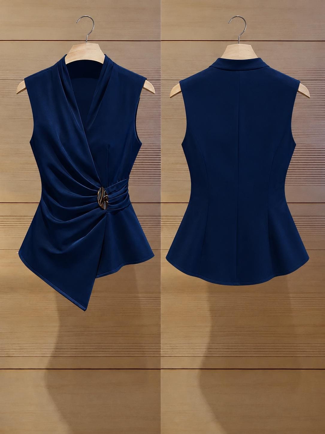 Elegant Draped Wrap Top Sewing Pattern PDF Guide