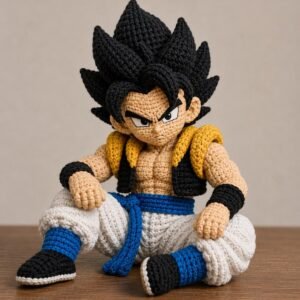 gogeta realistic crochet pdf guide