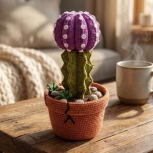 Grafted Moon Cactus Crochet PDF Guide