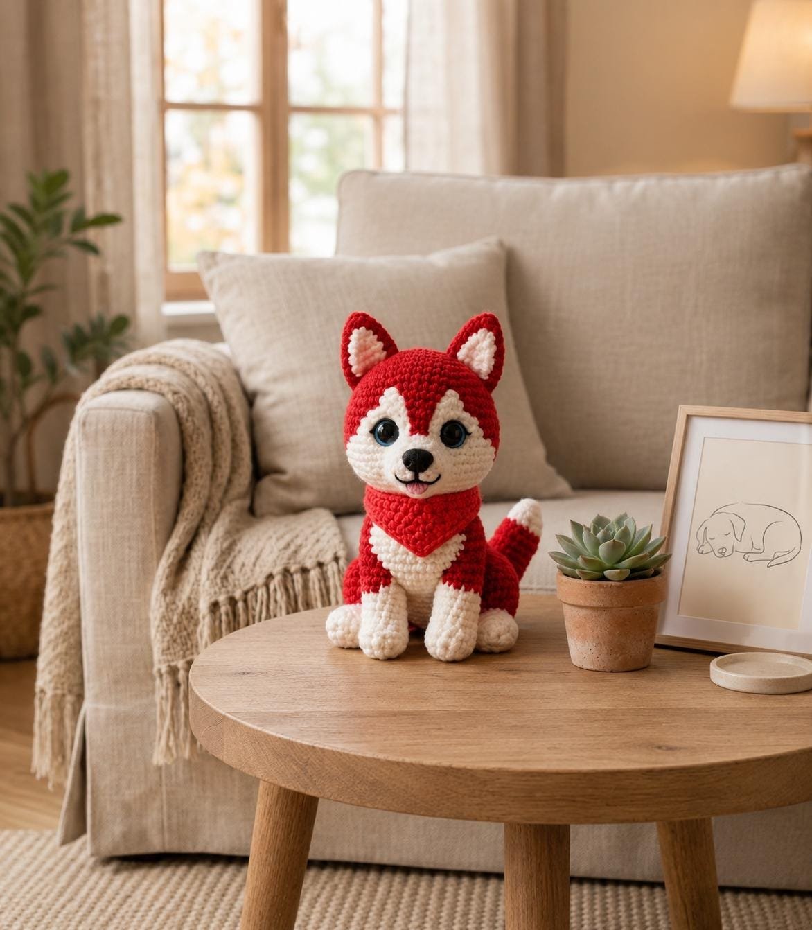 Husky cute crochet pdf guide