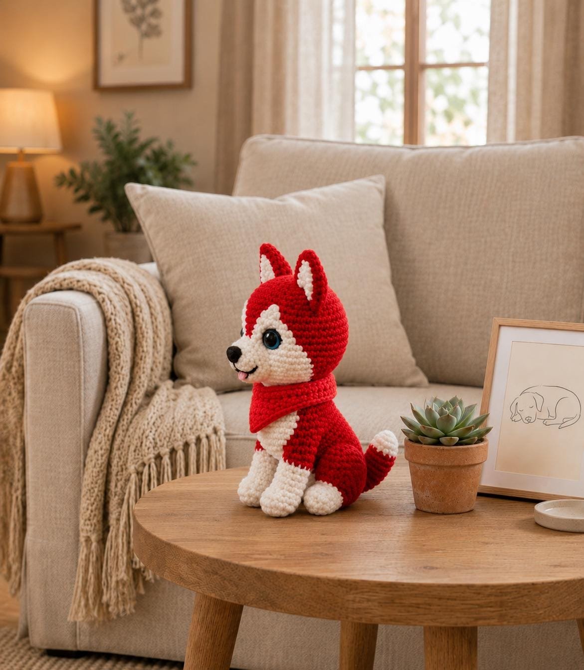 Husky cute crochet pdf guide
