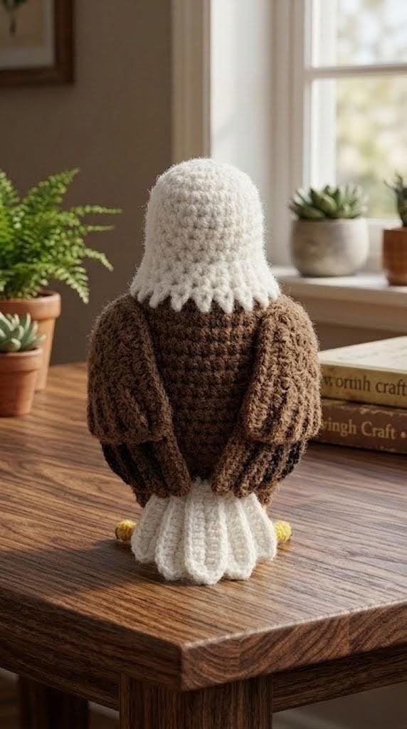 Majestic Raptor: Realistic Crochet Bald Eagle Amigurumi PDF Guide