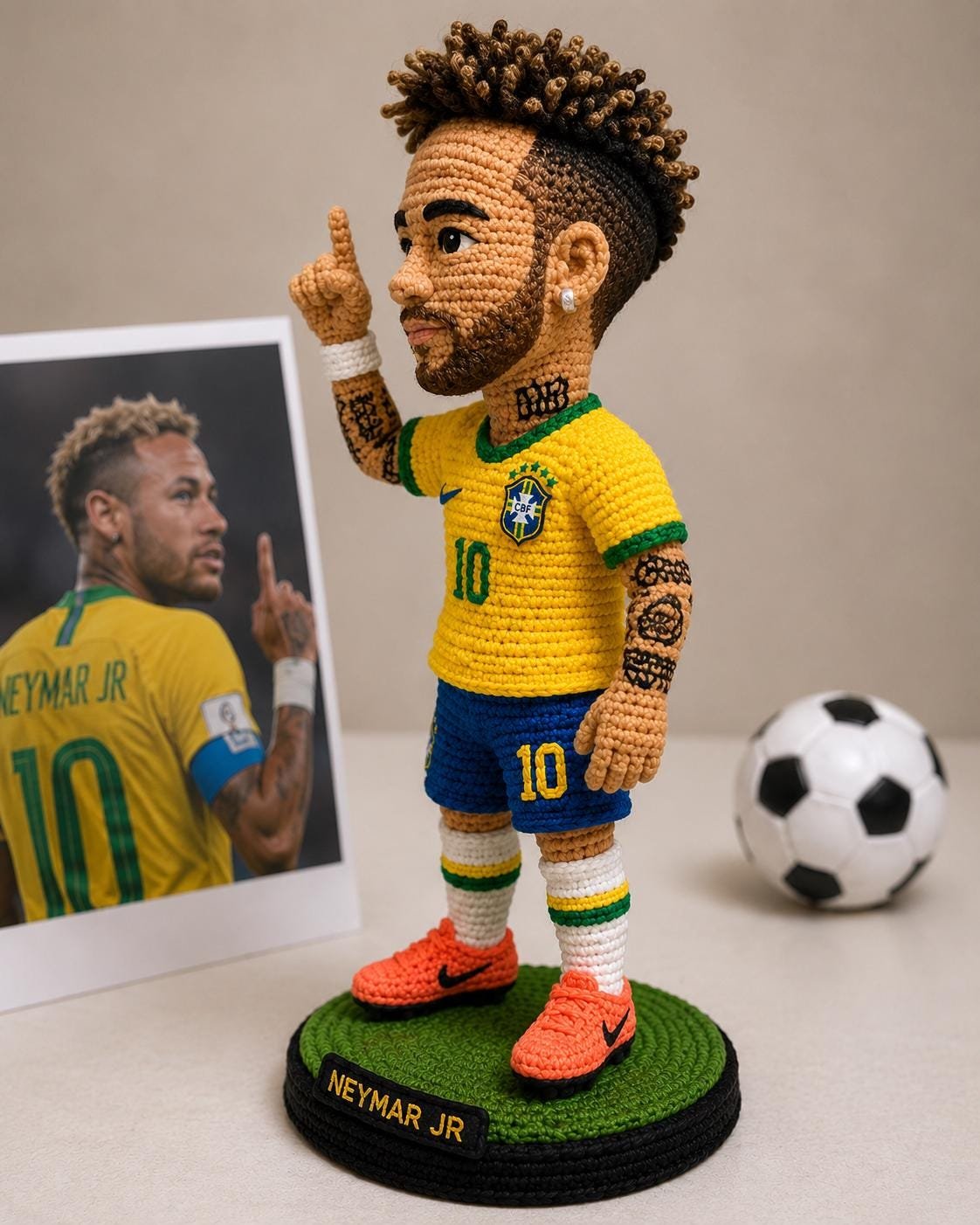 Neymar crochet pdf guide