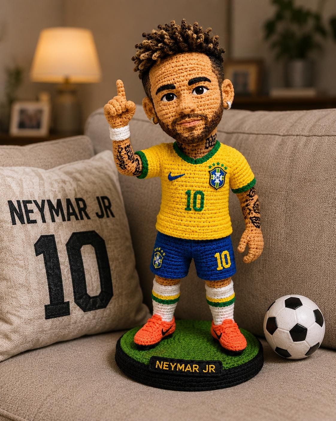 Neymar crochet pdf guide