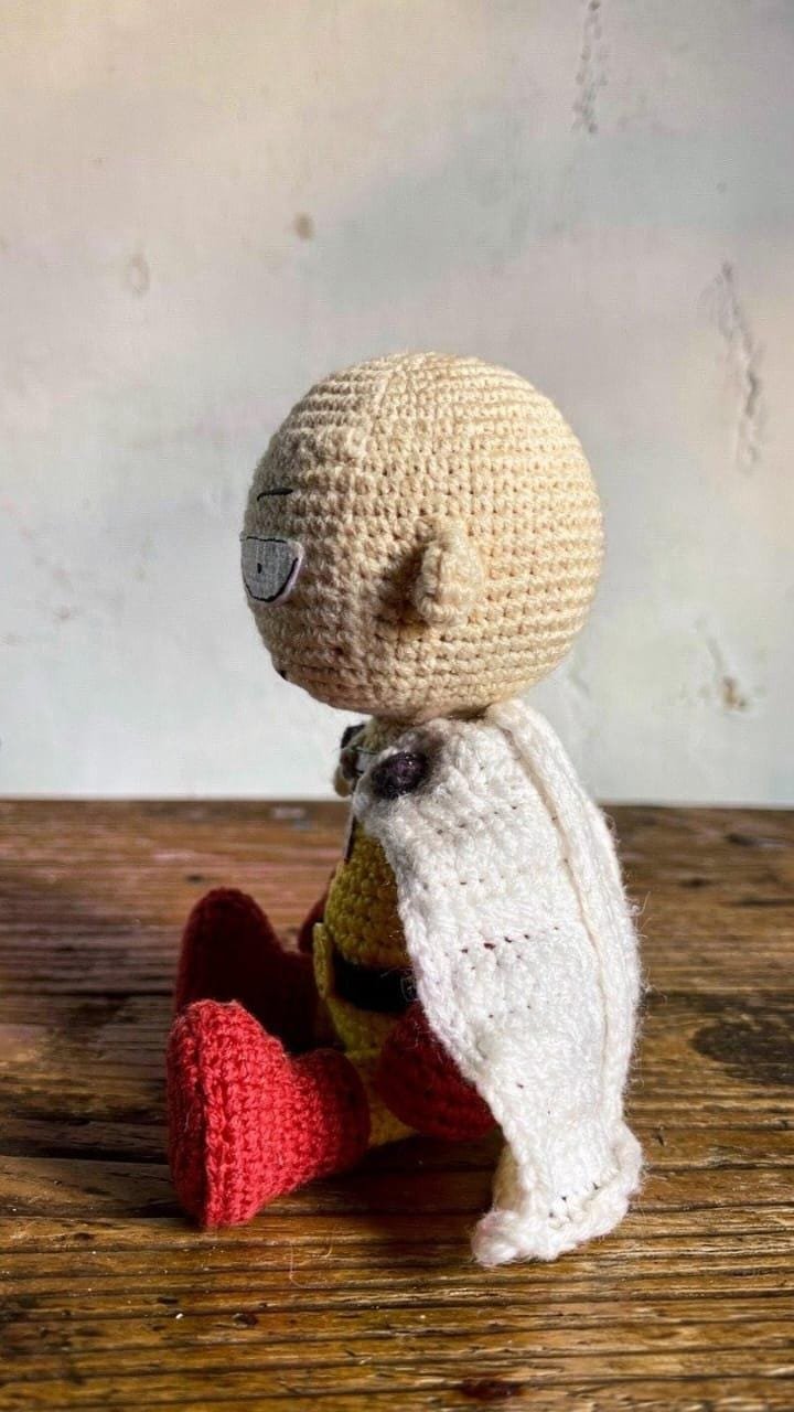 One Punch Man Saitama Amigurumi Pattern | Digital PDF Download