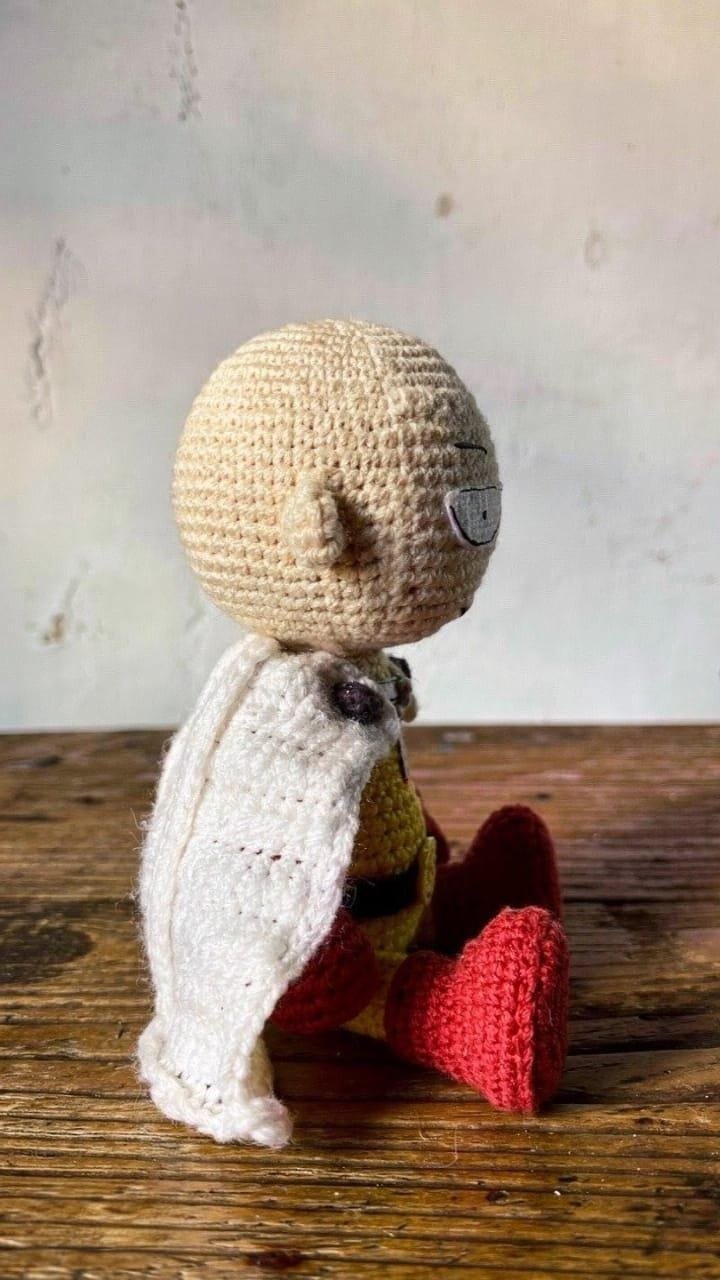 One Punch Man Saitama Amigurumi Pattern | Digital PDF Download