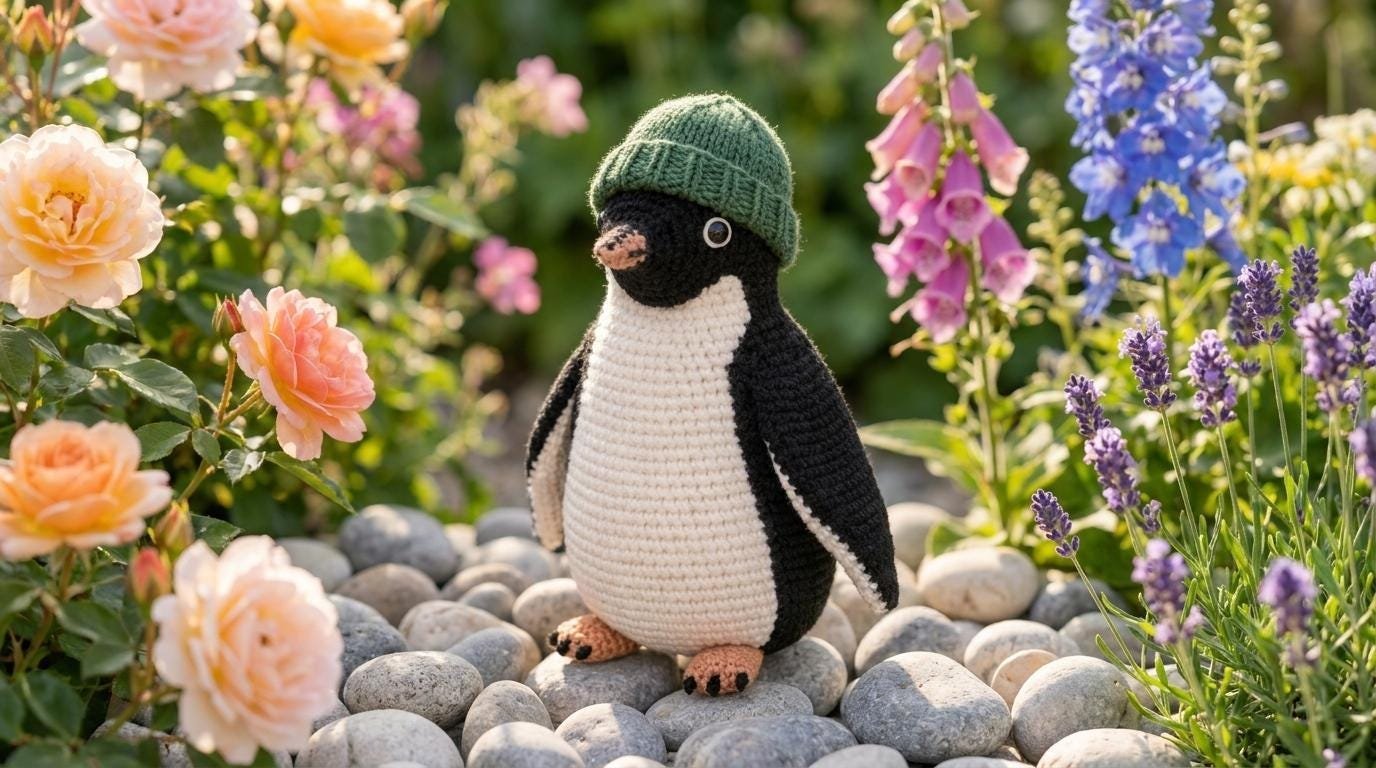 Pippin the Playful Penguin CROCHET PDF GUIDE