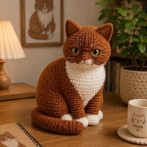 realistic cat crochet pdf guide