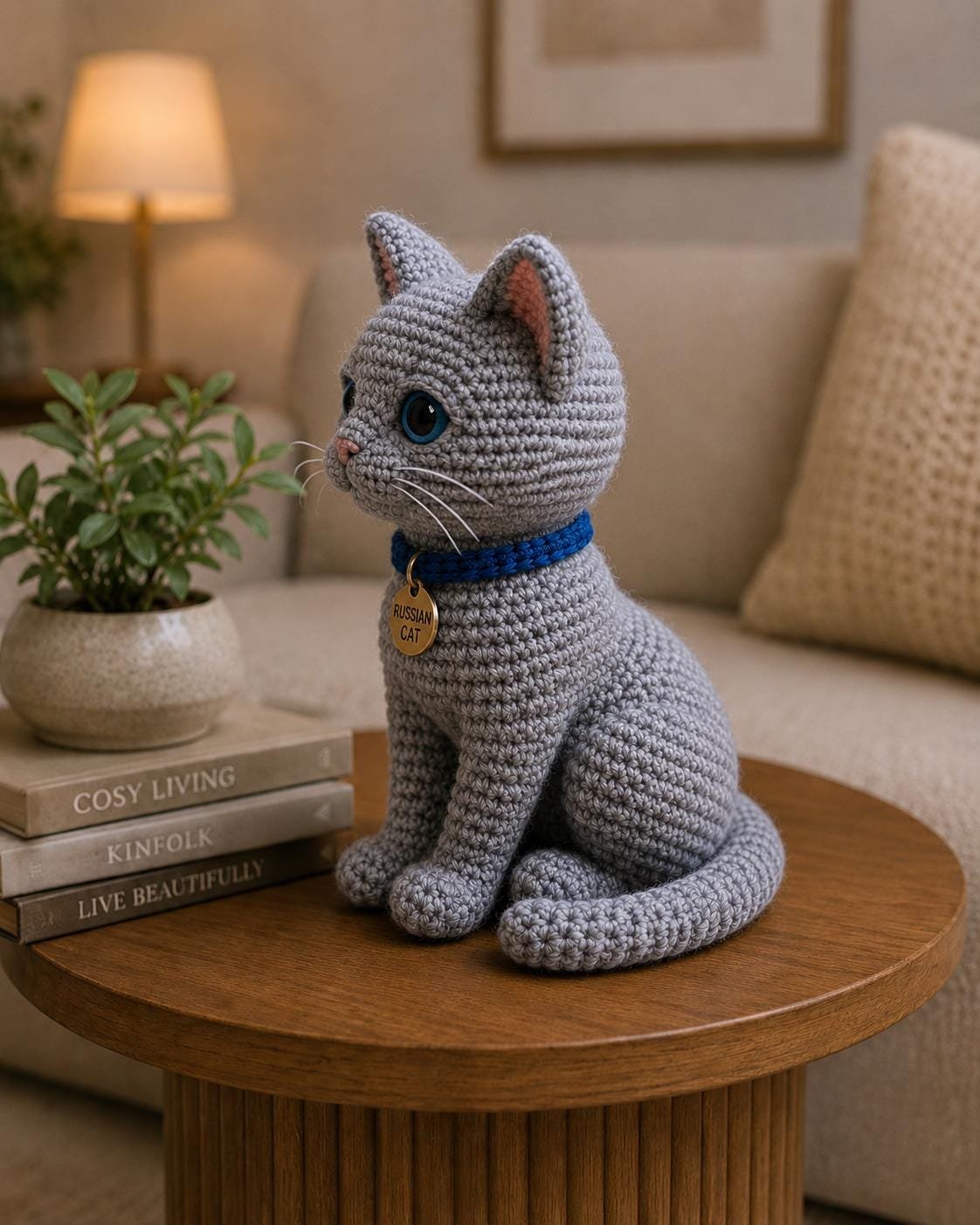 Realistic cat crochet pdf guide