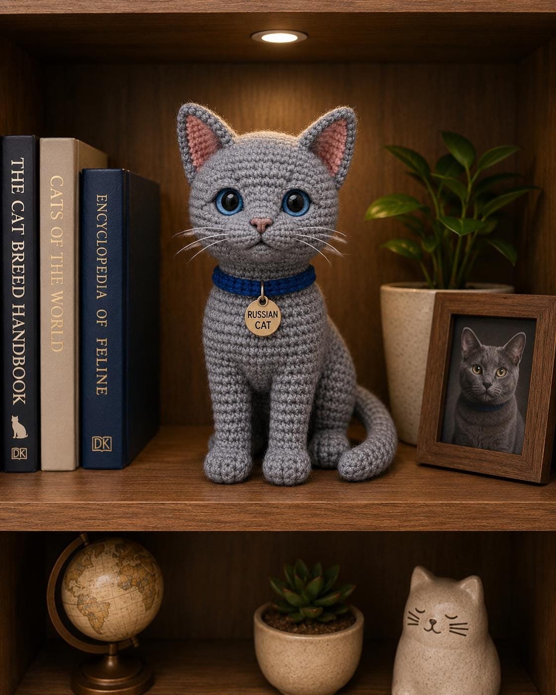 Realistic cat crochet pdf guide