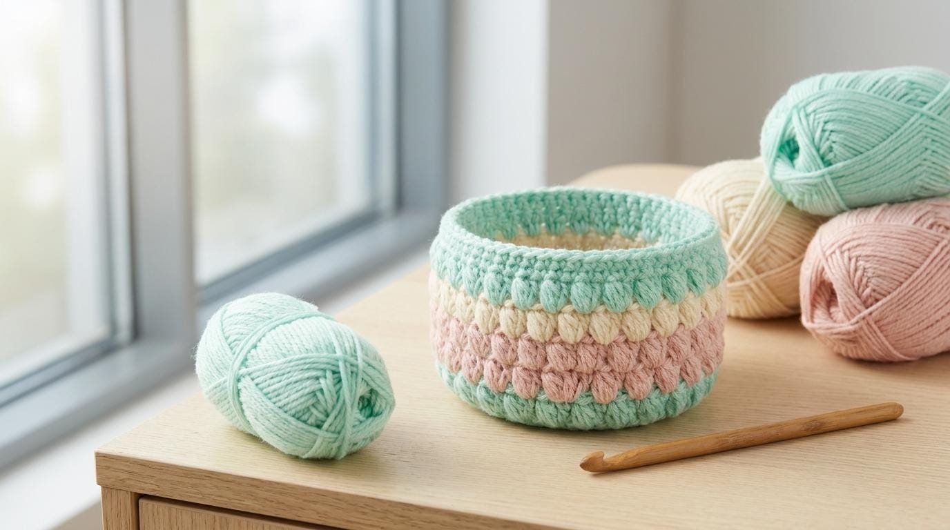 realistic crochet basket pdf guide