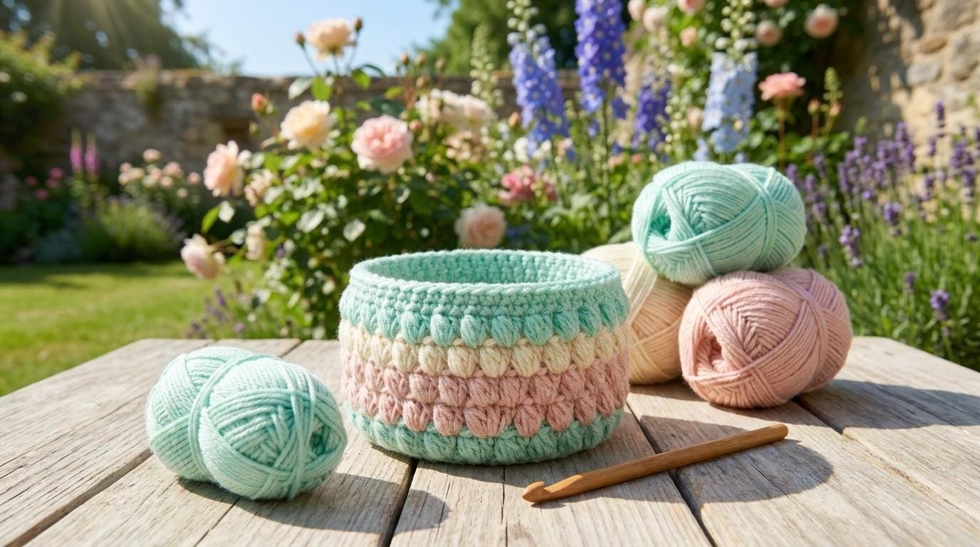 realistic crochet basket pdf guide