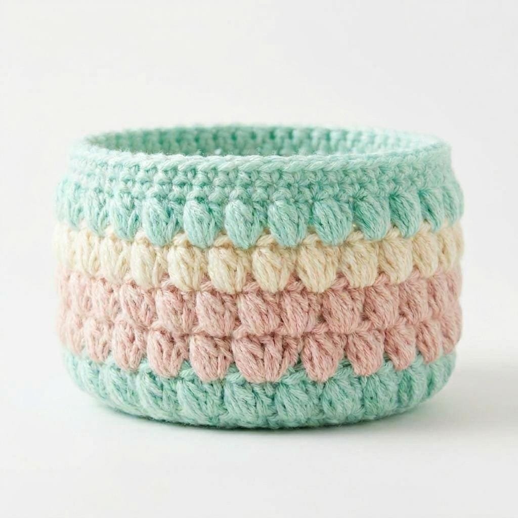 realistic crochet basket pdf guide