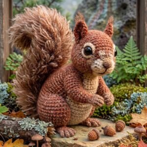 Realistic Crochet Squirrel Pattern (Amigurumi)| Master Class