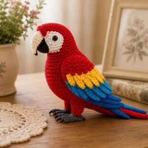 realistic Macaw Crochet pdf guide