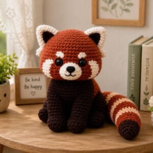 Realistic Red Panda CROCHET PDF GUIDE