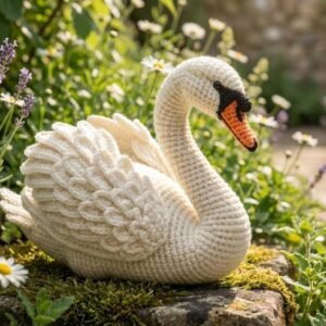 realistic Swan crochet pdf guide