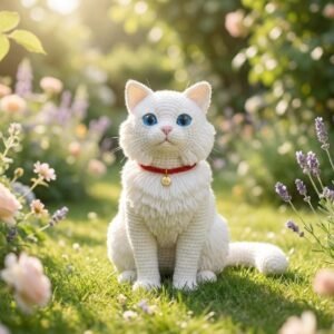 Realistic Tabby Cat Crochet Pattern, Amigurumi Kitten PDF Tutorial