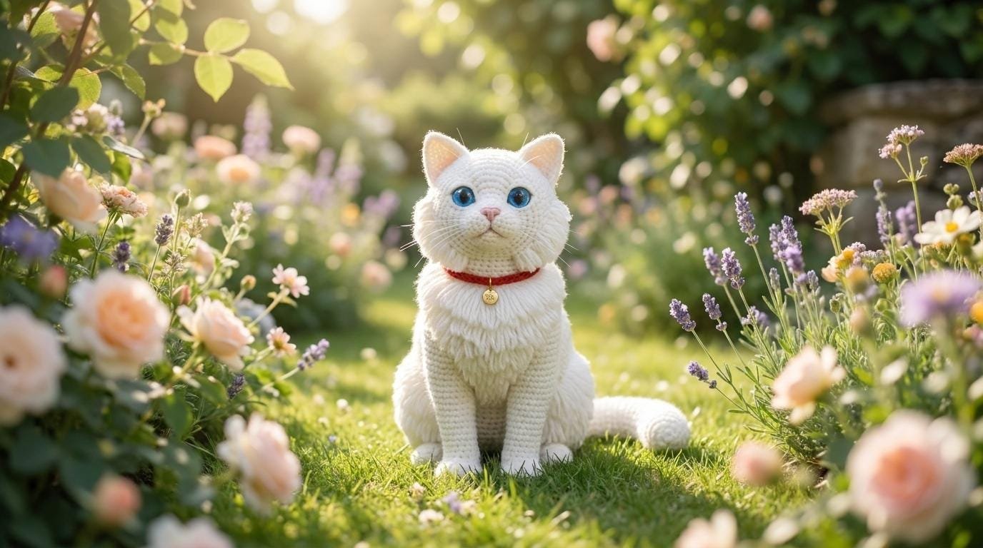 Realistic Tabby Cat Crochet Pattern, Amigurumi Kitten PDF Tutorial
