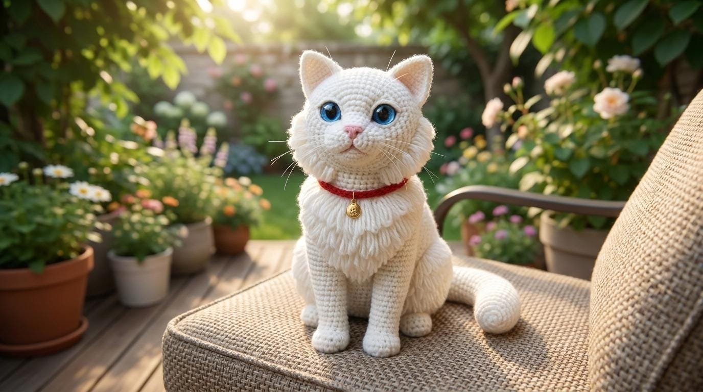 Realistic Tabby Cat Crochet Pattern, Amigurumi Kitten PDF Tutorial